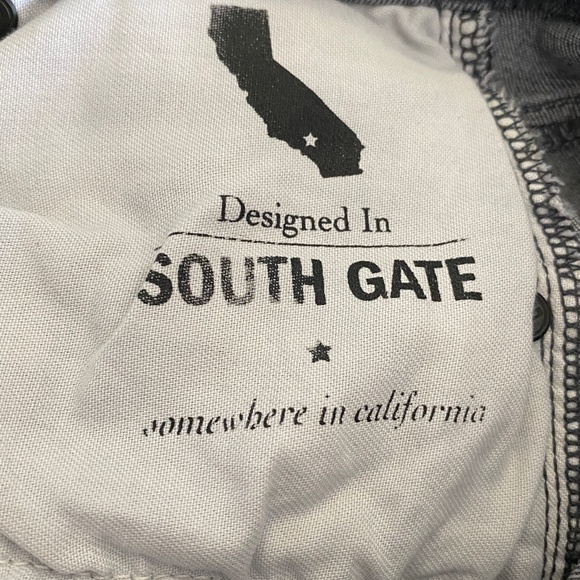 AG Adriano Goldschmied The Mari High Rise Straight Denim Jean 26 Gray Raw Hem - Picture 10 of 10